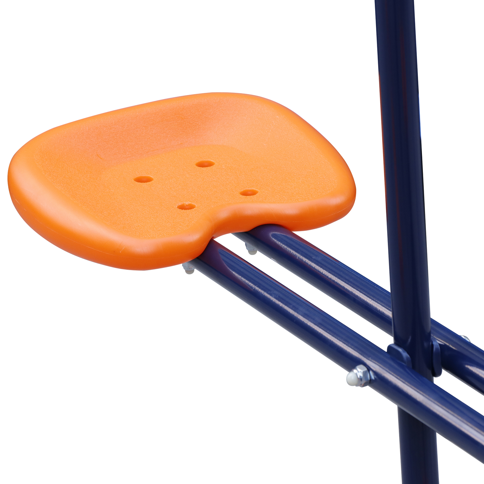 Double Kids Play Swing Set w/ 2 Seats & 1 Glider for Outdoor Backyard Heavy-Duty