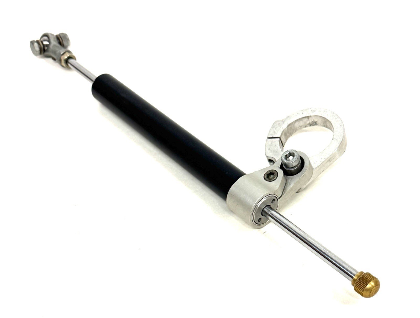 GCB / CERIANI STEERING STABILIZER DAMPER & 41MM FORK CLAMP FOR CUSTOM HARLEY