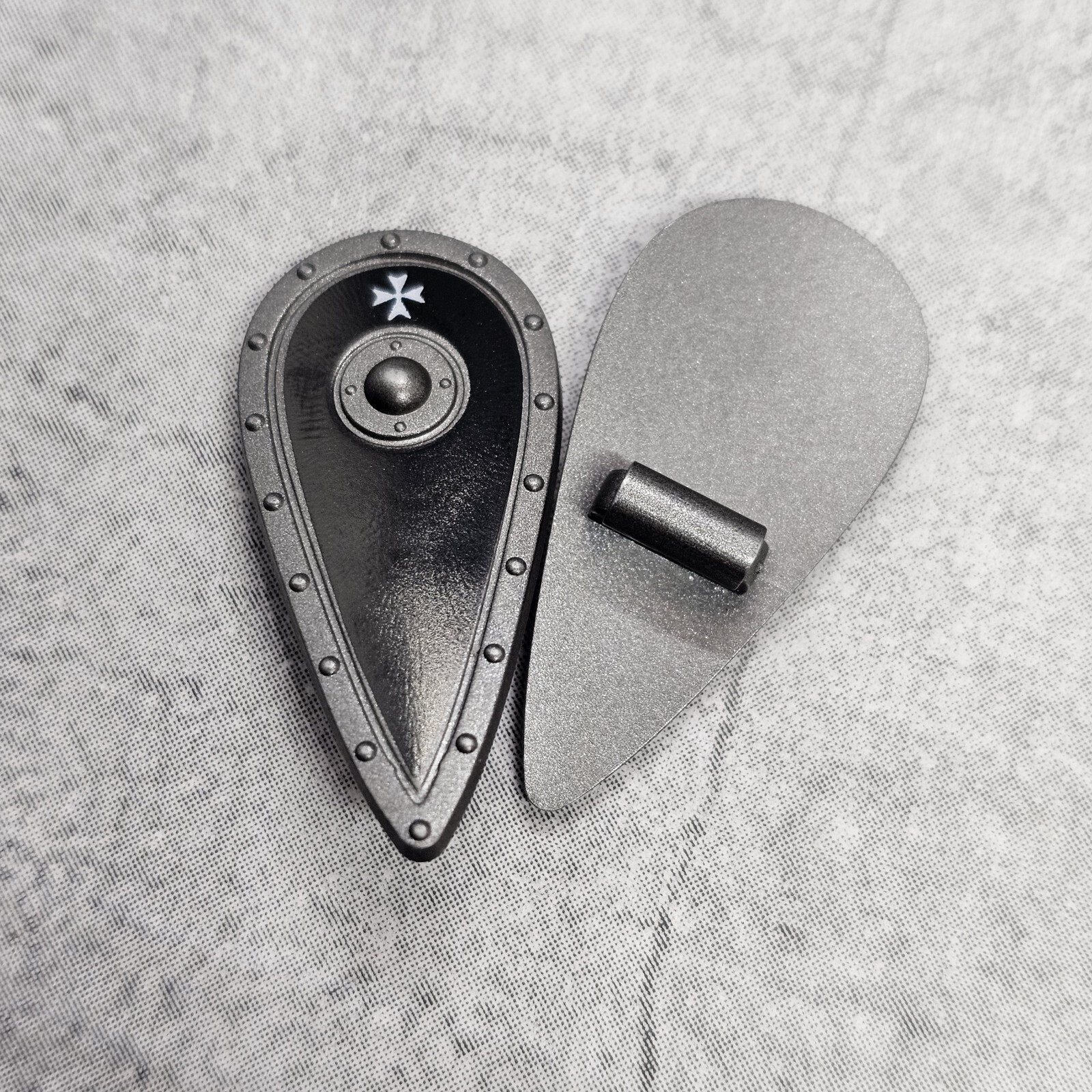 5pack Custom Hospitaller Shield Cross Block Accessory for Minifigures A12hs04