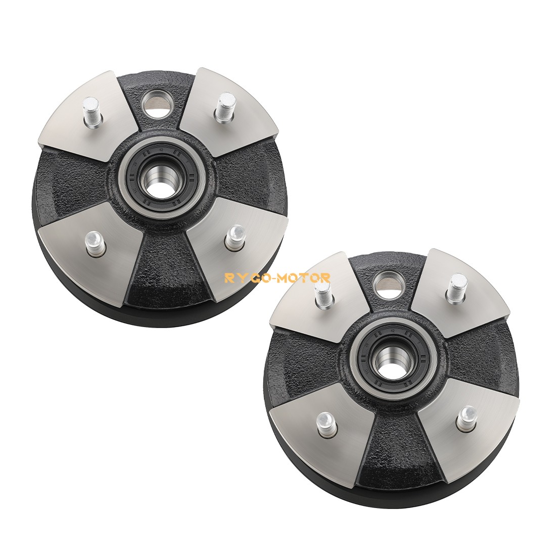 2PCS Front Brake Drum Hub for Honda TRX250 TRX250TM TRX250TE Recon 250 1997-2024