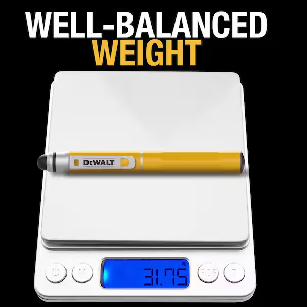 DEWALT Heavy Duty 3-In-1 Mini Stylus Pocket Pen, Tablet Pens for Ipad, EDC Touch