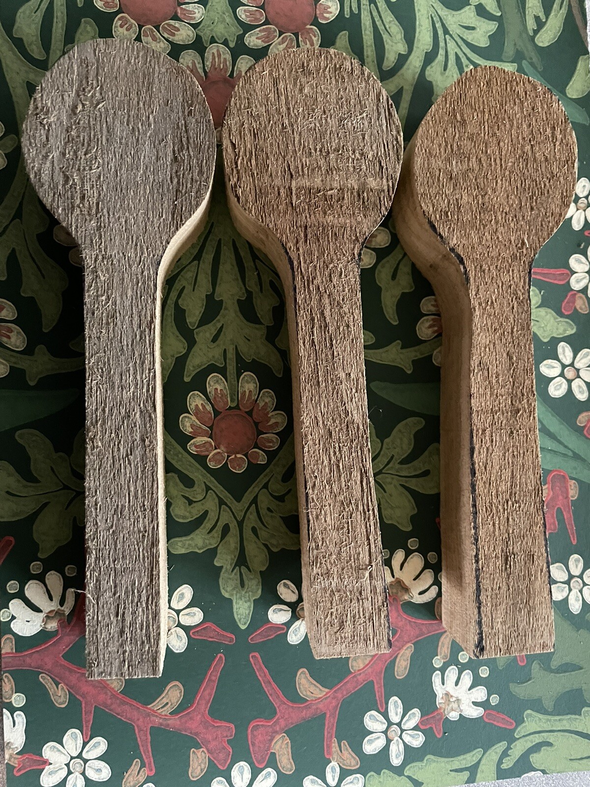 3 butternut rough outs for spoon carving for whittlers to wood carver with tools