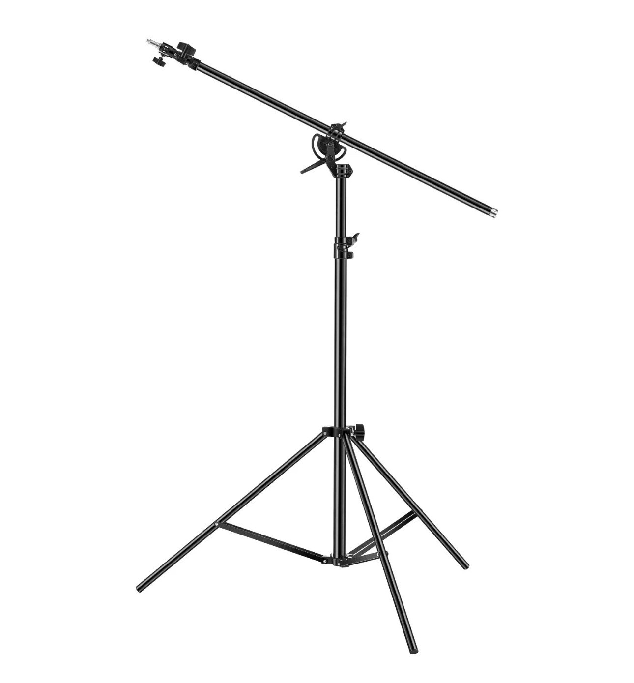 Aluminum Photography Light Stand with Boom Arm Adjustable With carry Bag Gift