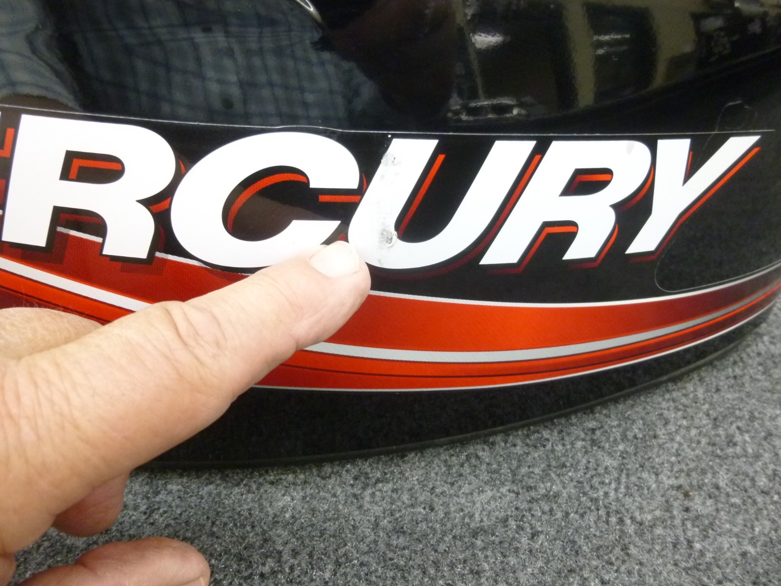 REDUCED USED Mercury Outboard 9.9 HP Top Cowl HOOD *FRESH WATER* TOHATSU