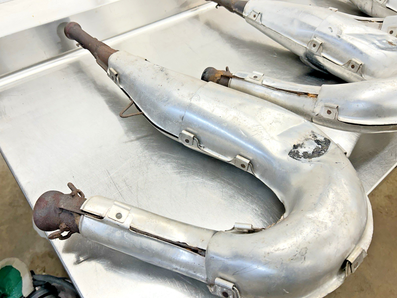 1997 Ski Doo Mach 1 700 TRIPLE EXHAUST TUNED PIPE EXPANSION PTO C MAG PIPES