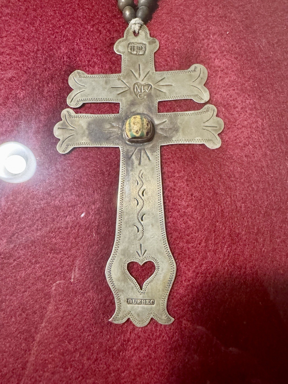 NWC Quebec Fur Trading Cross Maker Mark TP Rare