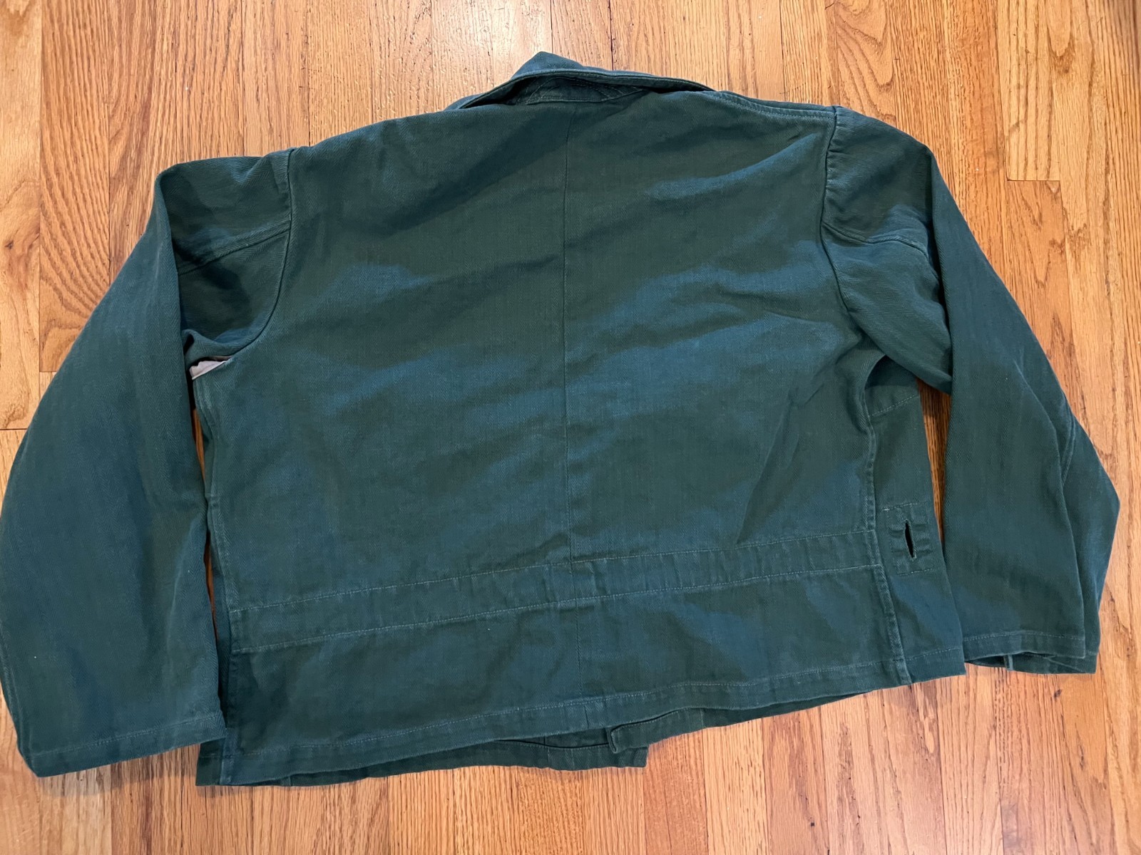 WWII German Heer Panzer Summer Wrap Large/XL Green Cotton Twill Reproduction?