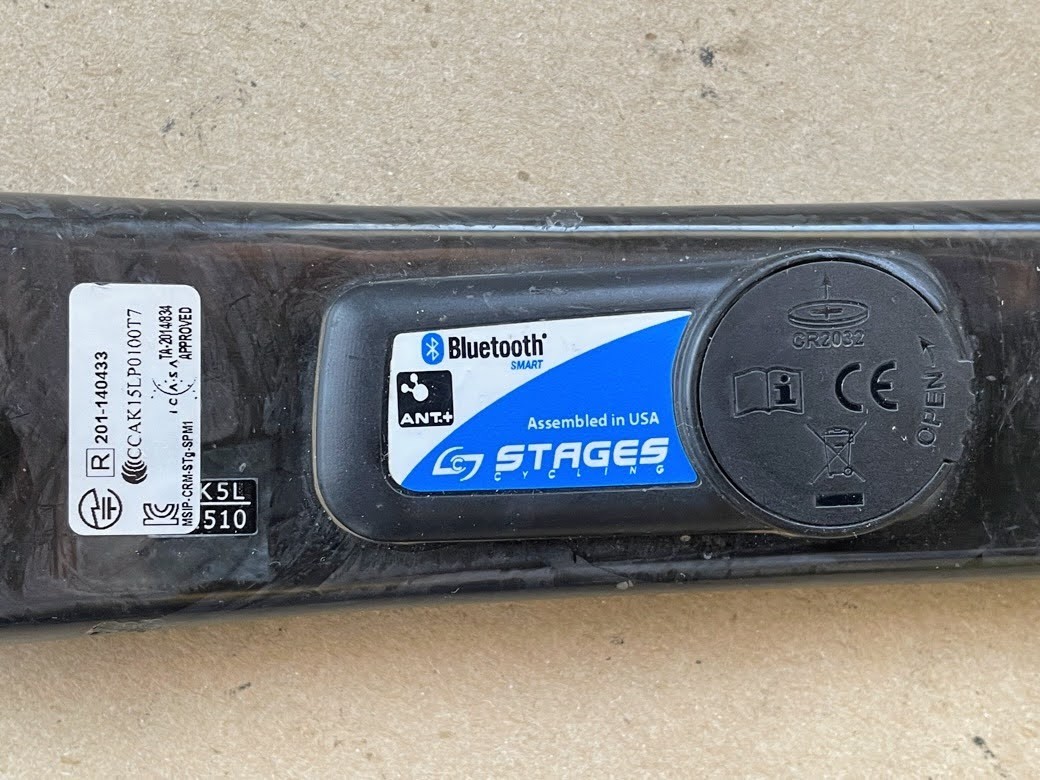 Stages Cycling Power Meter FSA SL-K Light EVO 386 Carbon Left Crank Arm 175mm