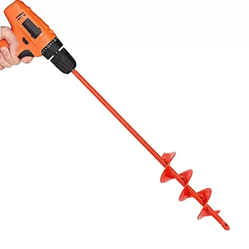 Auger Drill Bit Garden Ground Earth Spiral Post Hole Digger