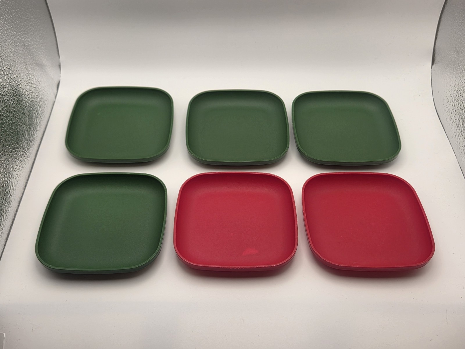 Vintage Tupperware Toys Plates And Cake Carrier