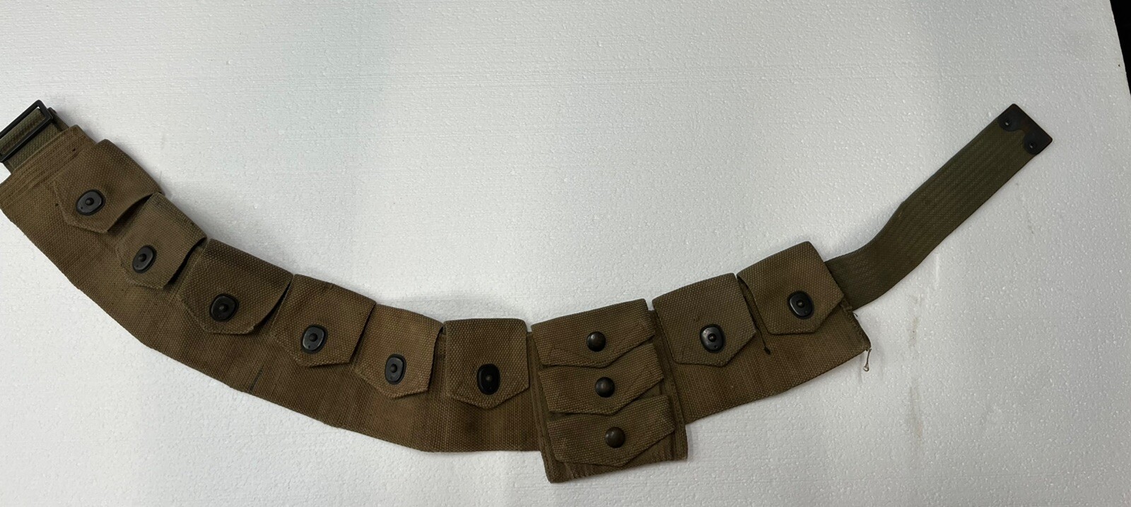 WWI US Army M1912 Cavalry Bandolier Cartridge Belt - Mills 1917