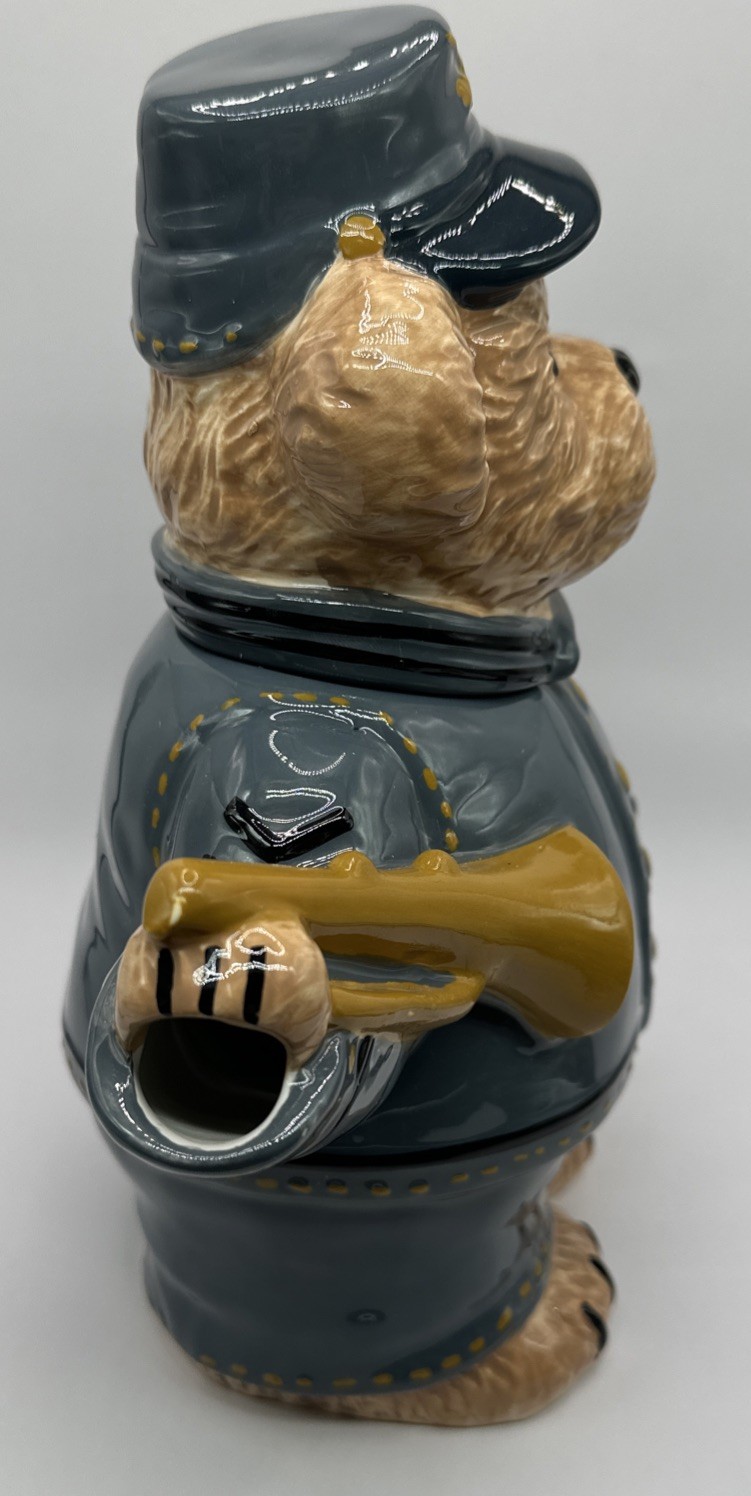 Boyds Bears Teapot Civil War Gray Confederate Soldier