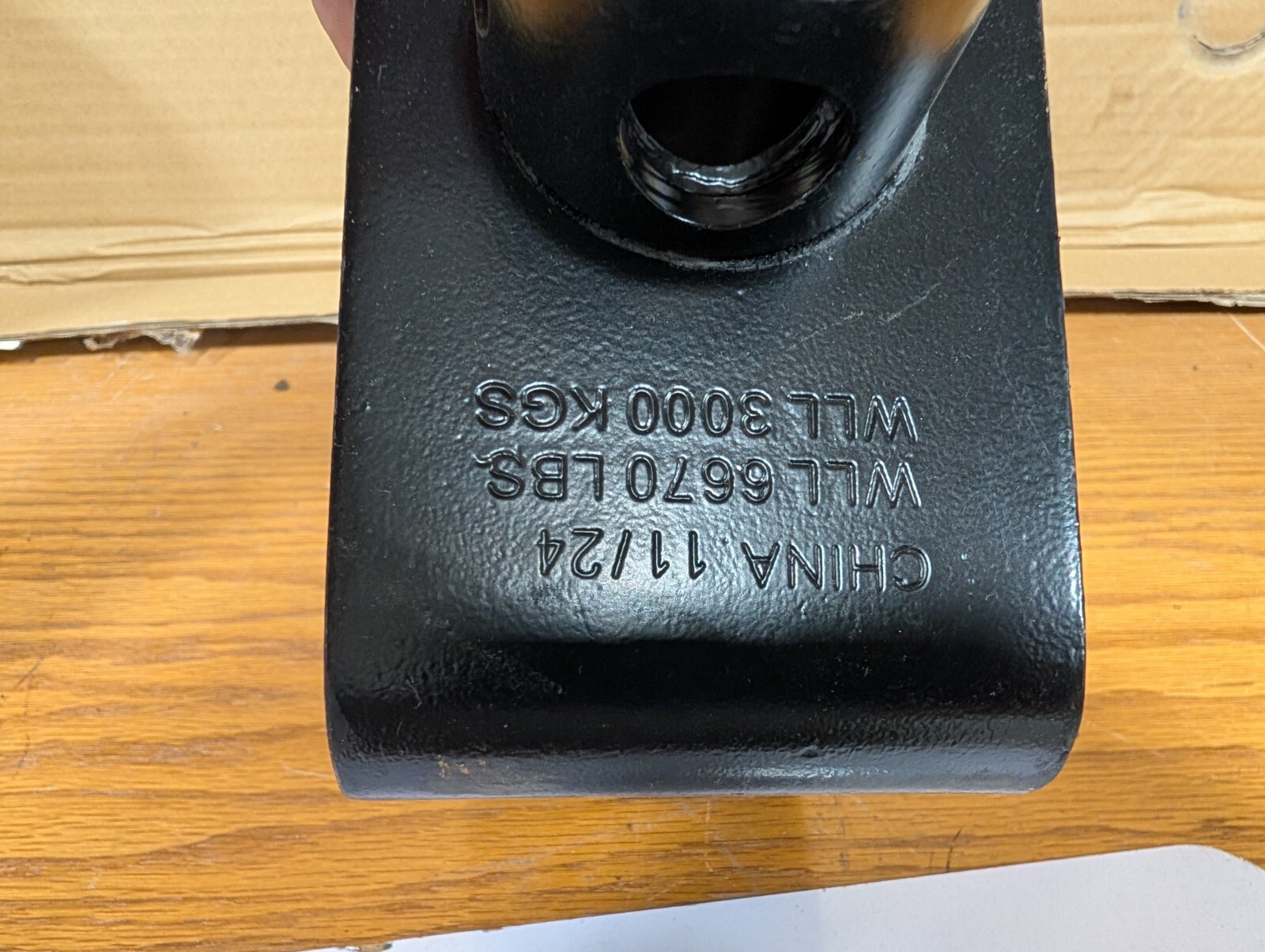 Heavy-Duty Weld on Tie down Strap Winch WLL 6,670 lb (Z3D)