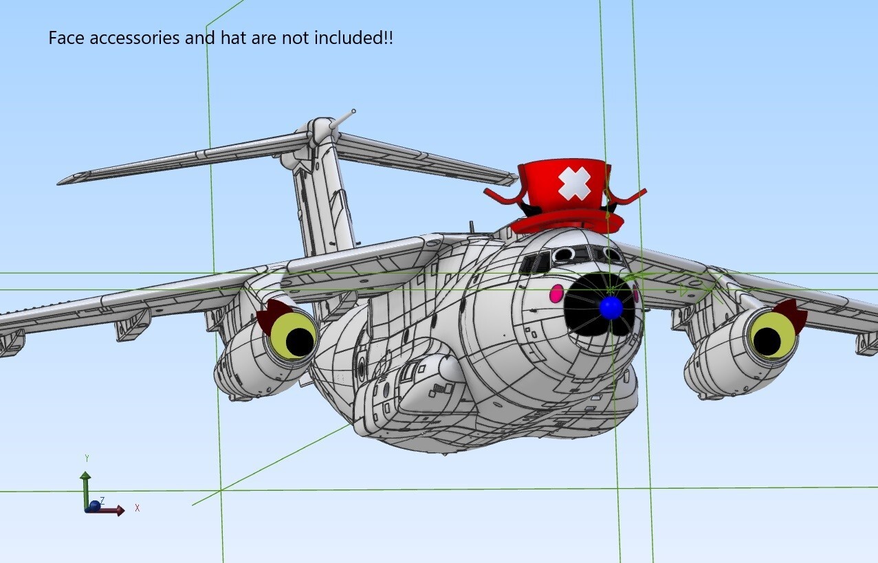 1/72 JASDF Kawasaki C-1 (3D fabricated kit)
