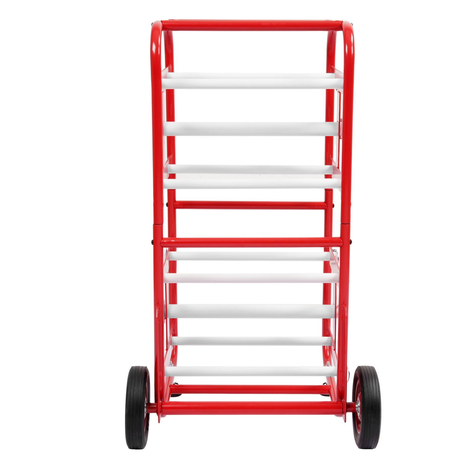 Cable Holder Spool Cart with 10 Rods Multiple Axle Wire Spool Rack Dispenser Red