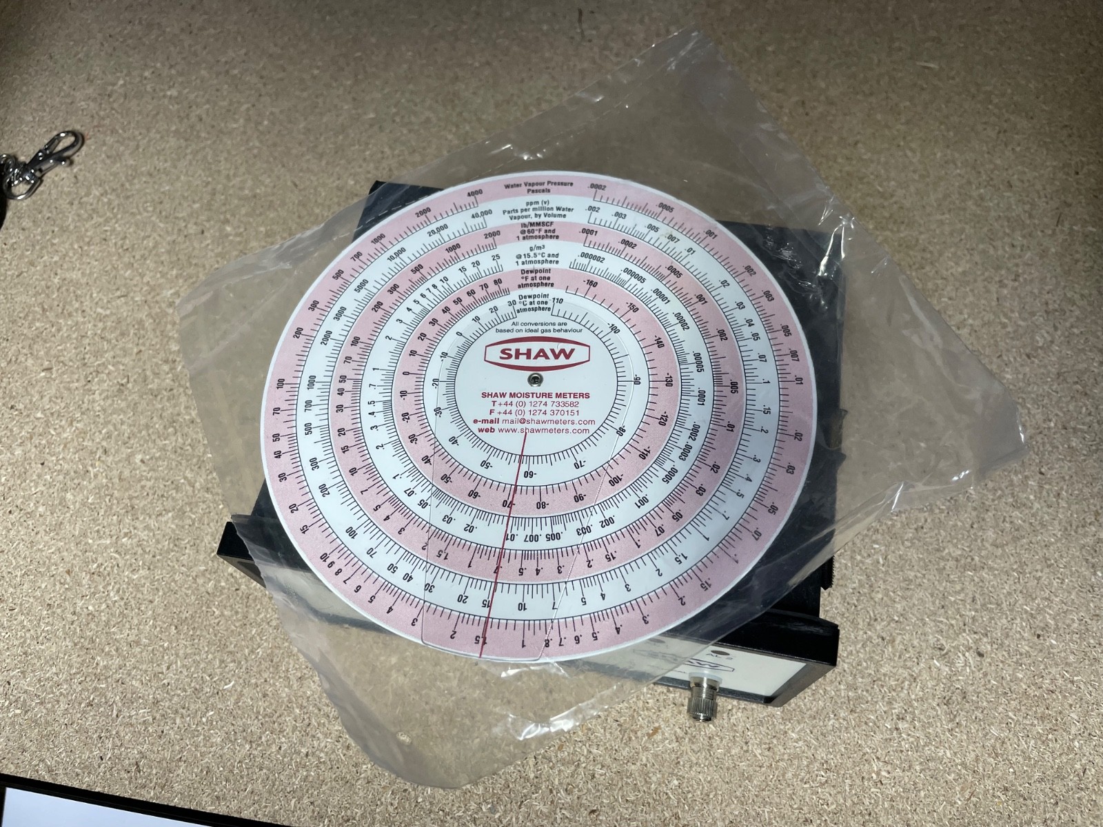 Shaw Superdew 3 Dewpoint Hygrometer, Serial No. 14355