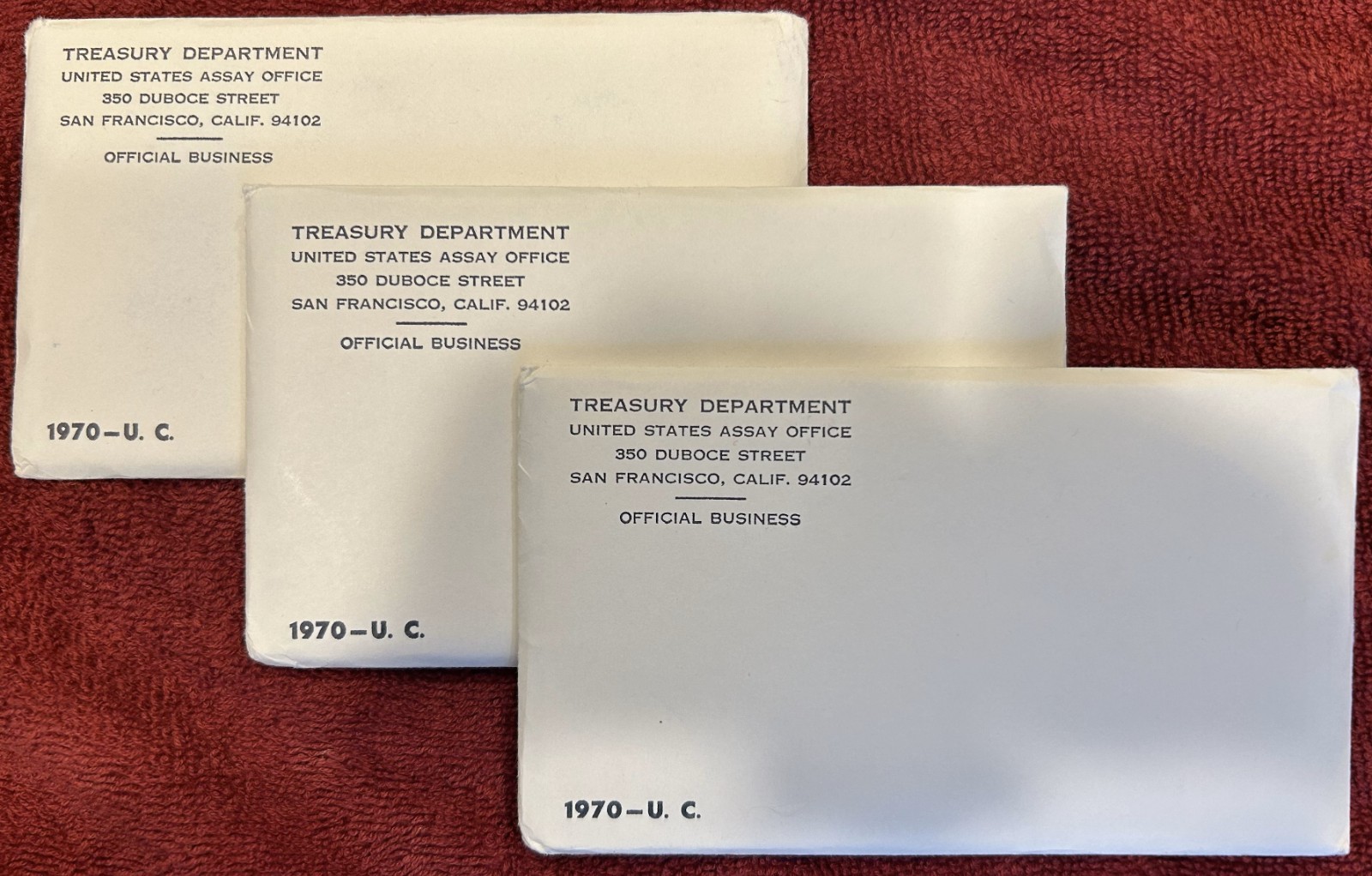 1970 Partial US Uncirculated Mint Sets (6)