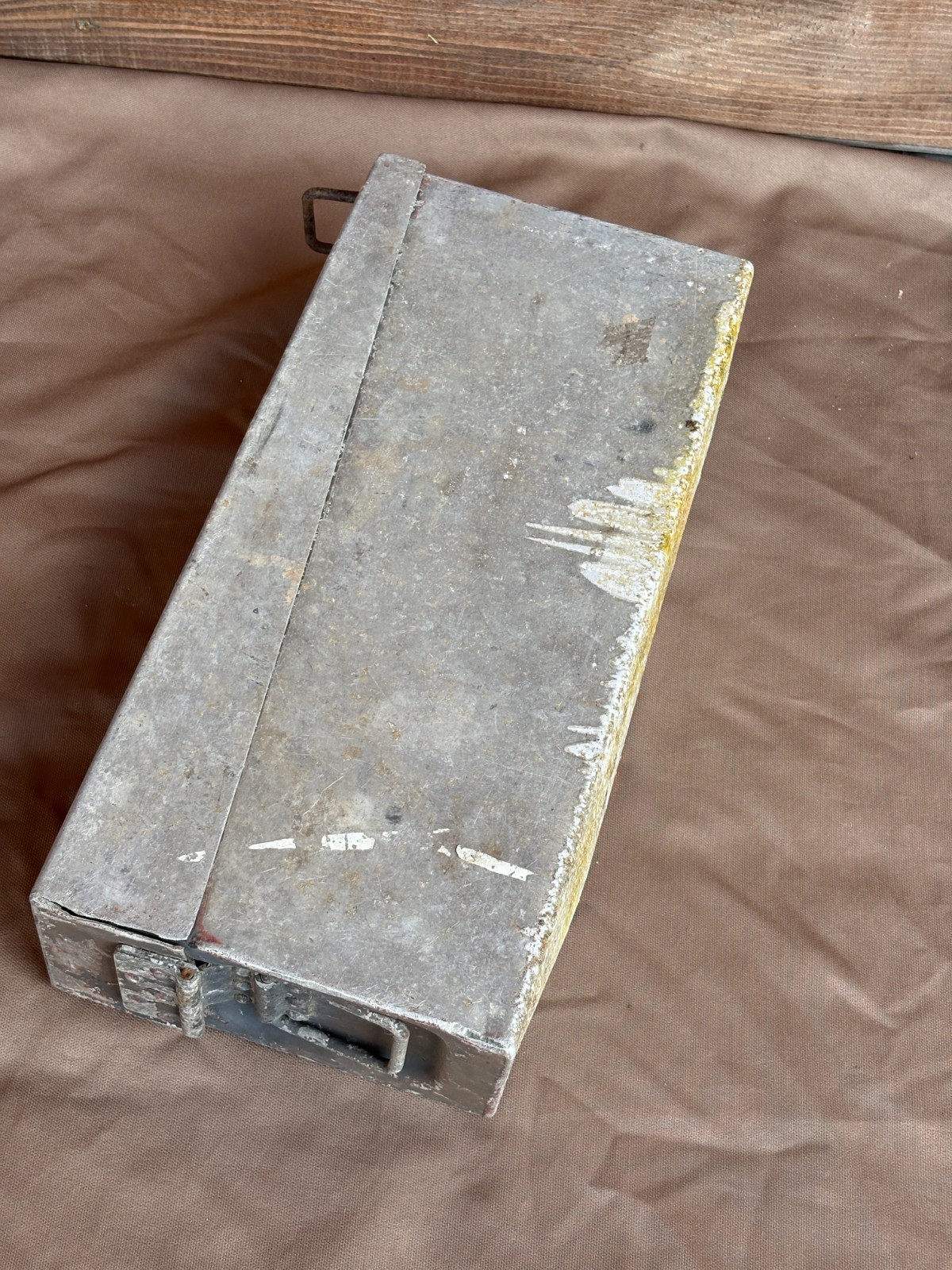 German MG machine gun ammo box. Wehrmacht 1939-1945, WWII.