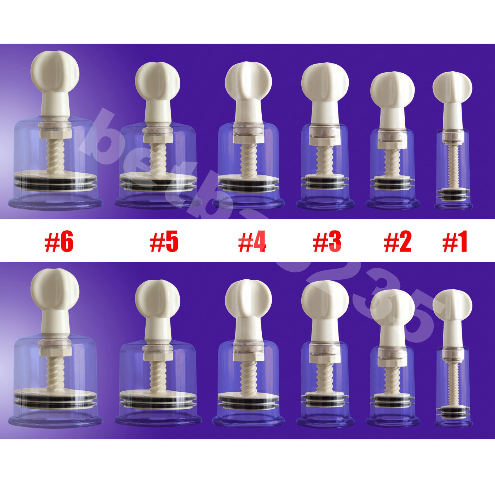 2pcs Vacuum Twist Nipple Cupping Sucker Breast No Pump Enhancer Enlarger Suction