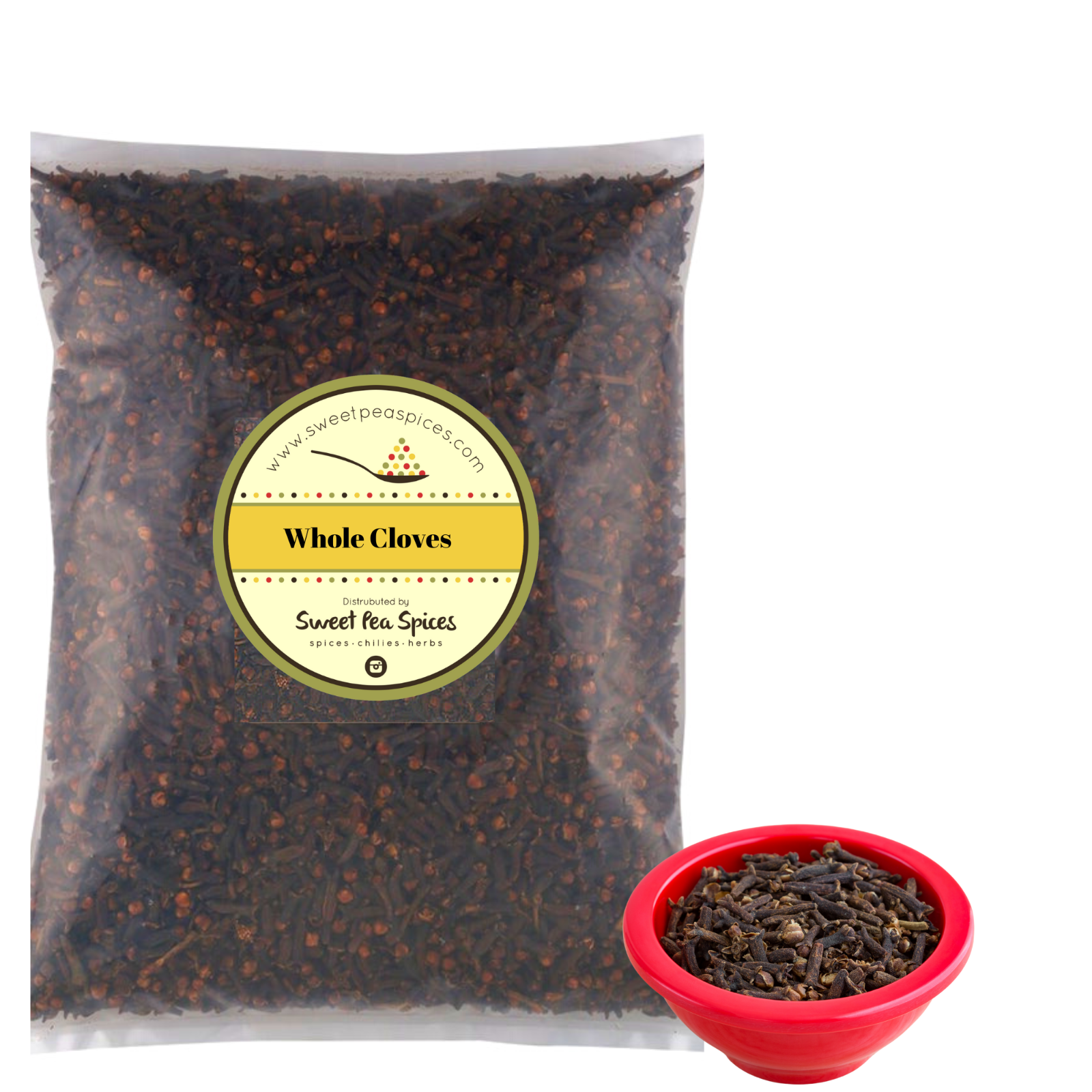 Organic Ceylon Whole Cloves - Bulk Cloves - Sri Lanka - Sun Dried Cloves