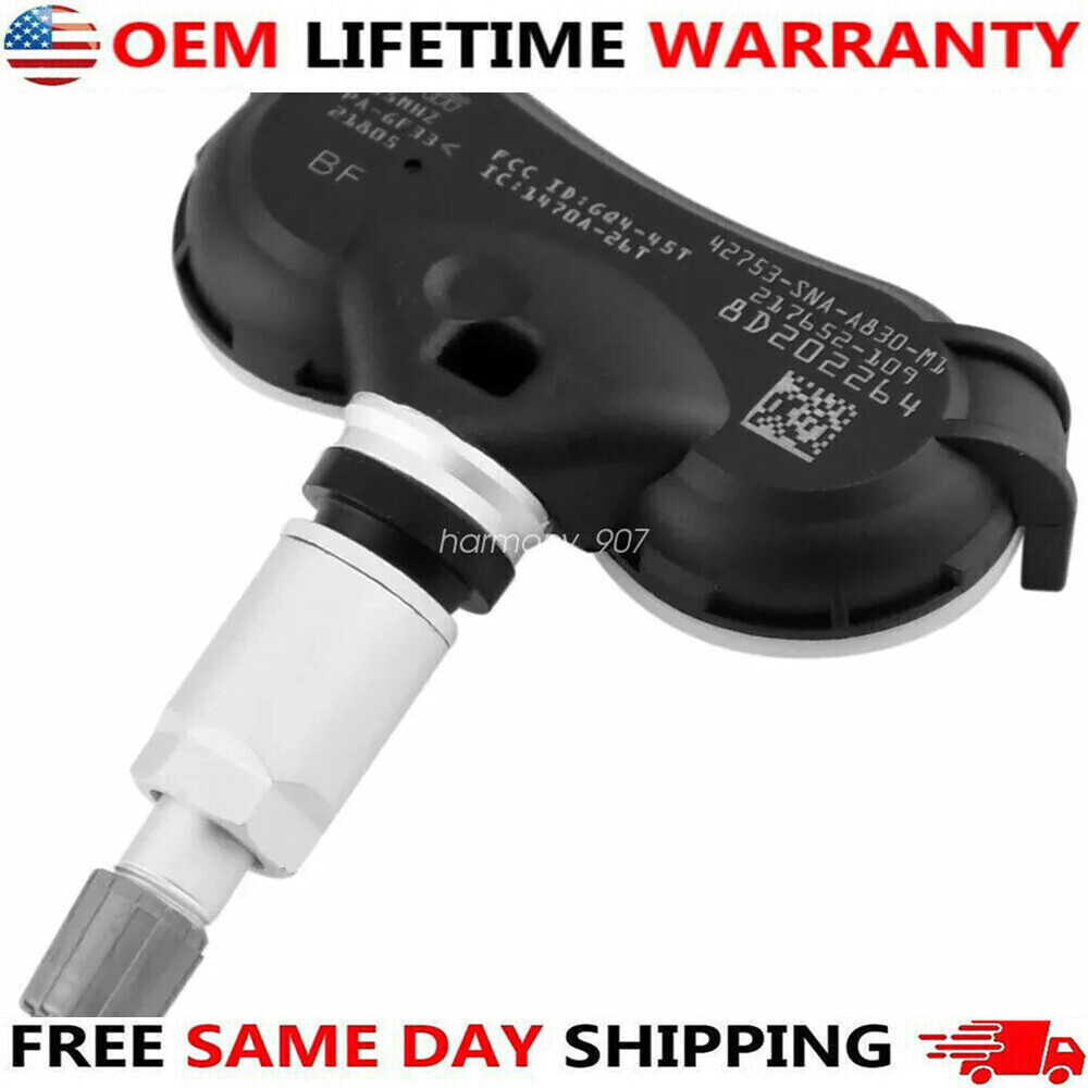 4PCS GENUINE OEM Tire Pressure Sensor TPMS 42753-TR3-A810 For Civic Odyssey USA