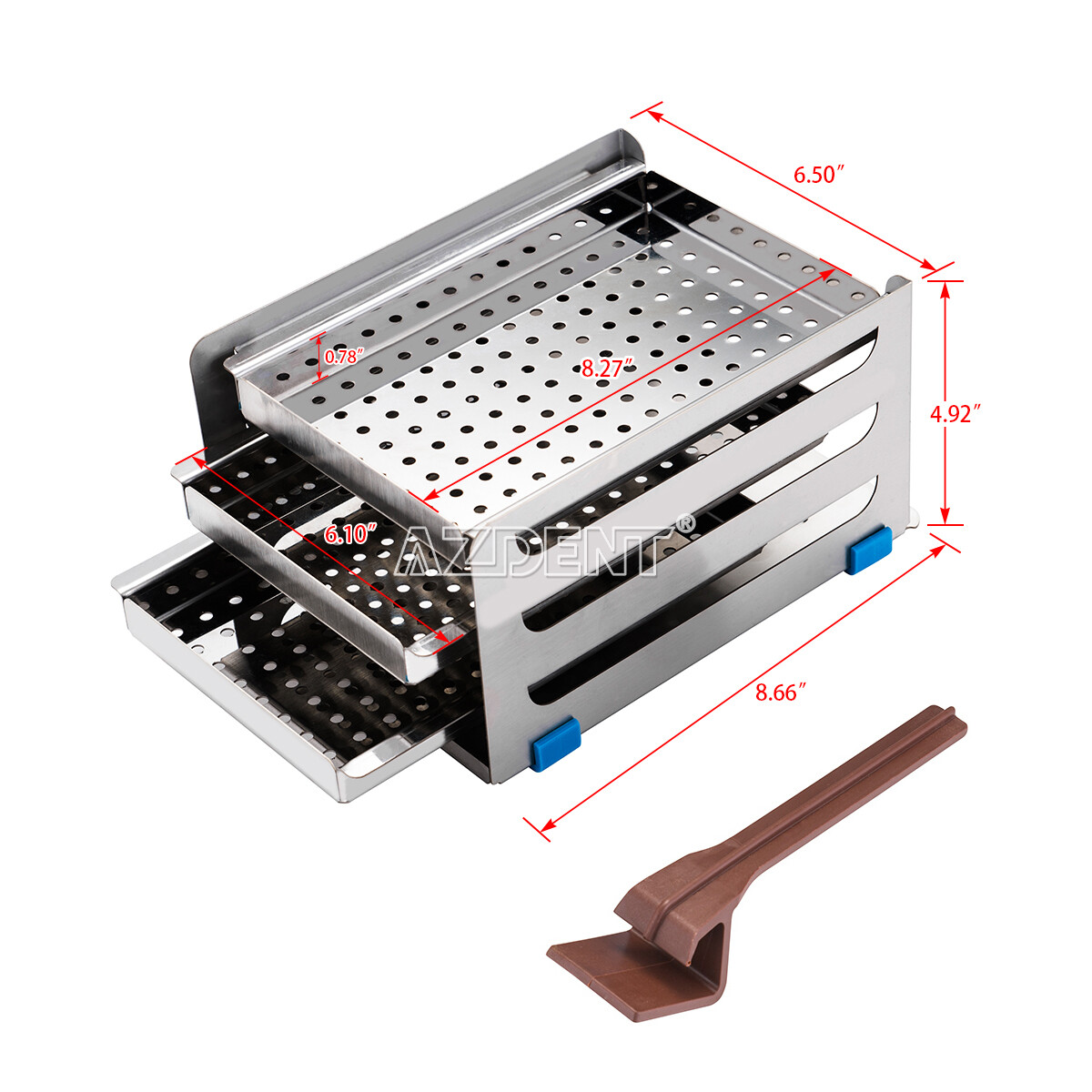 14L Esterilizador de Autoclave de Vapor Dental Equipo de Lab de Esterilización