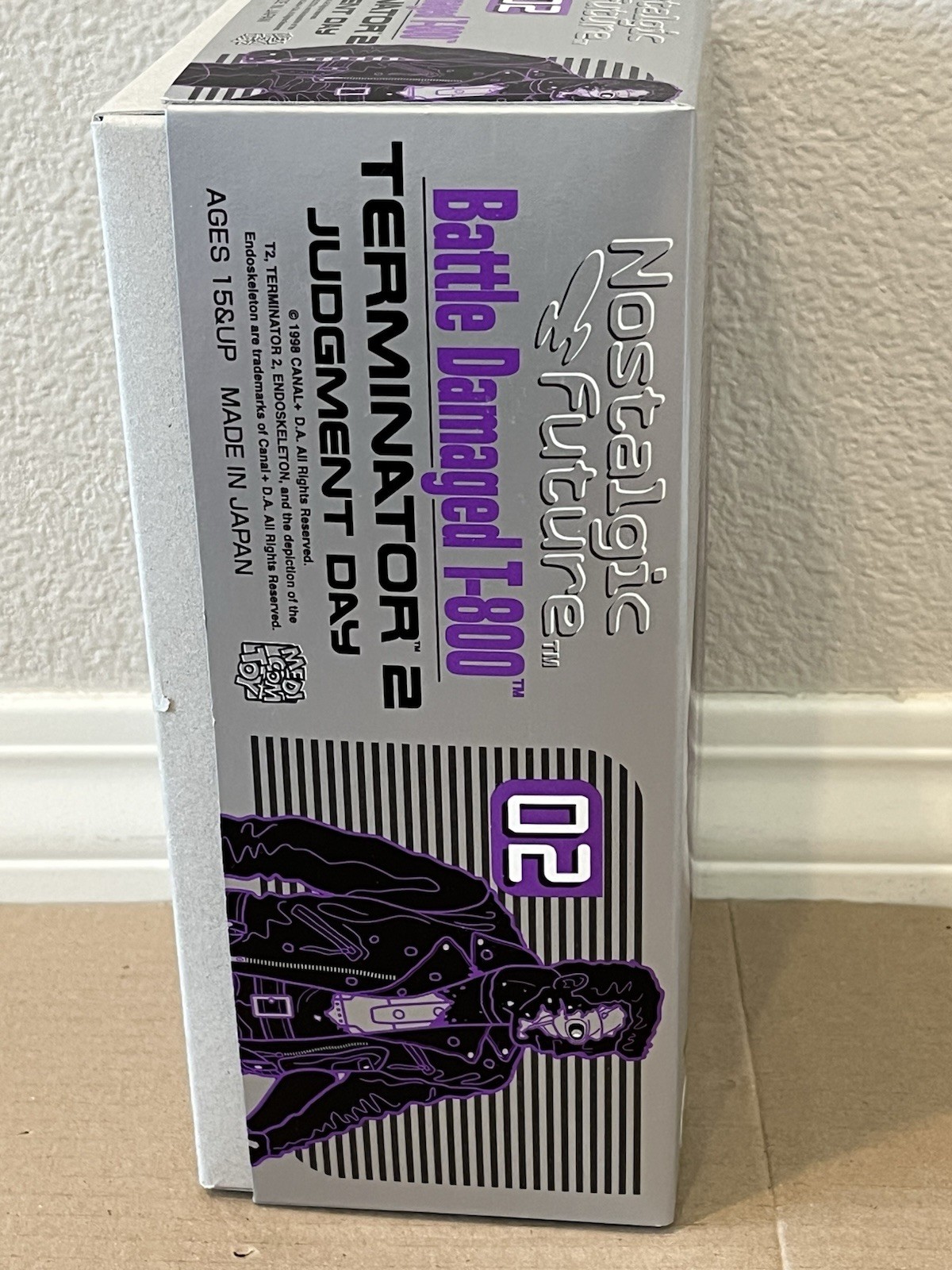 Medicom Toy Terminator 2 Battle Damaged T-800 #02 Nostalgic Future Arnold Tin