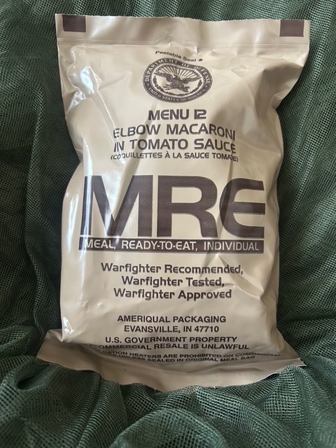 Official Ameriqual Military MRE Individual Single Meal You Pick Exp. 2027.