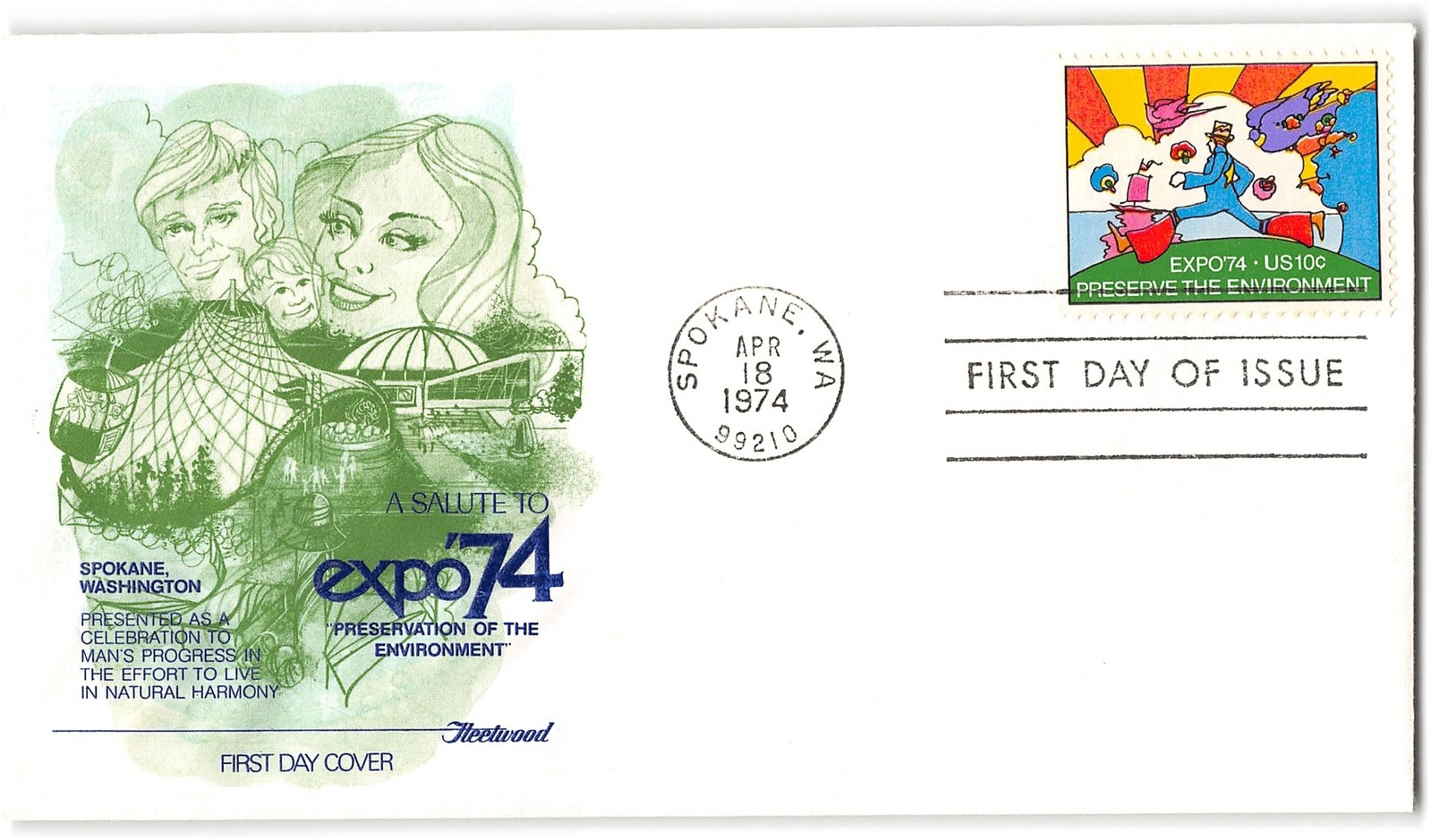 US #1527 FDC, 1974, Fleetwood