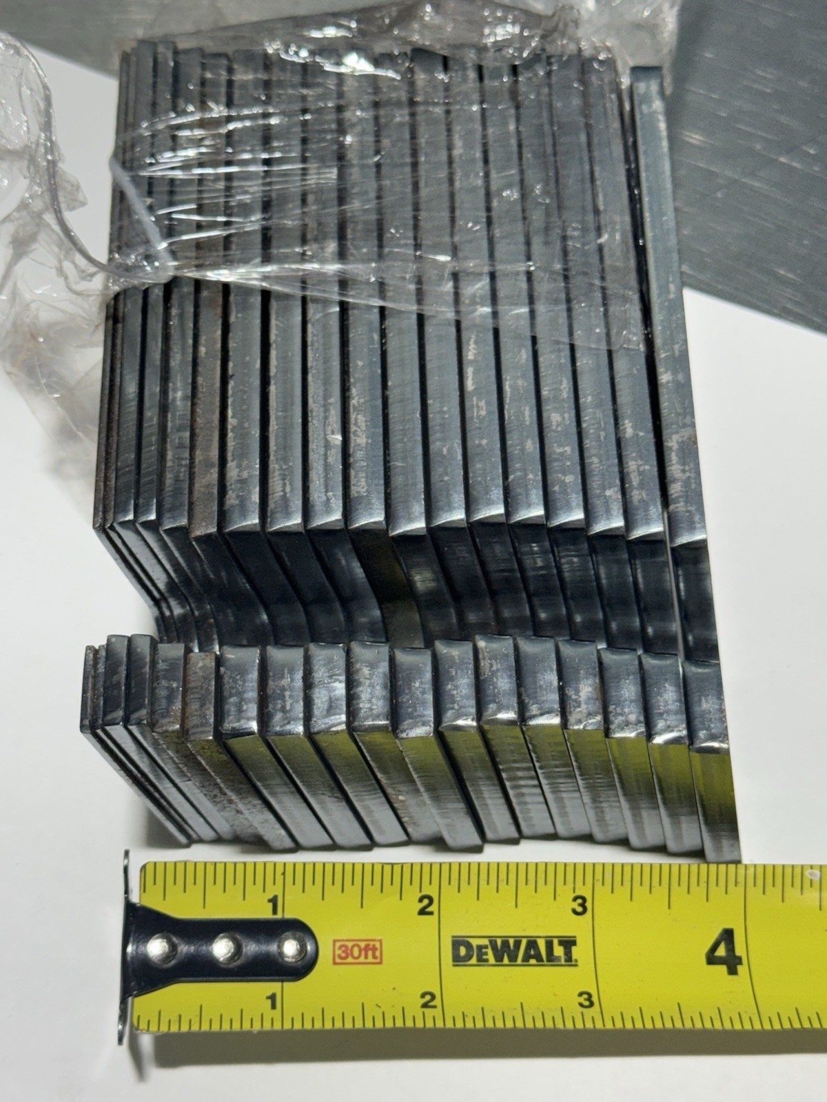 (18) 5-1/2” L x 2” W Steel Strap Shim Plate Assorted Thickness F Hole Size 3/4”