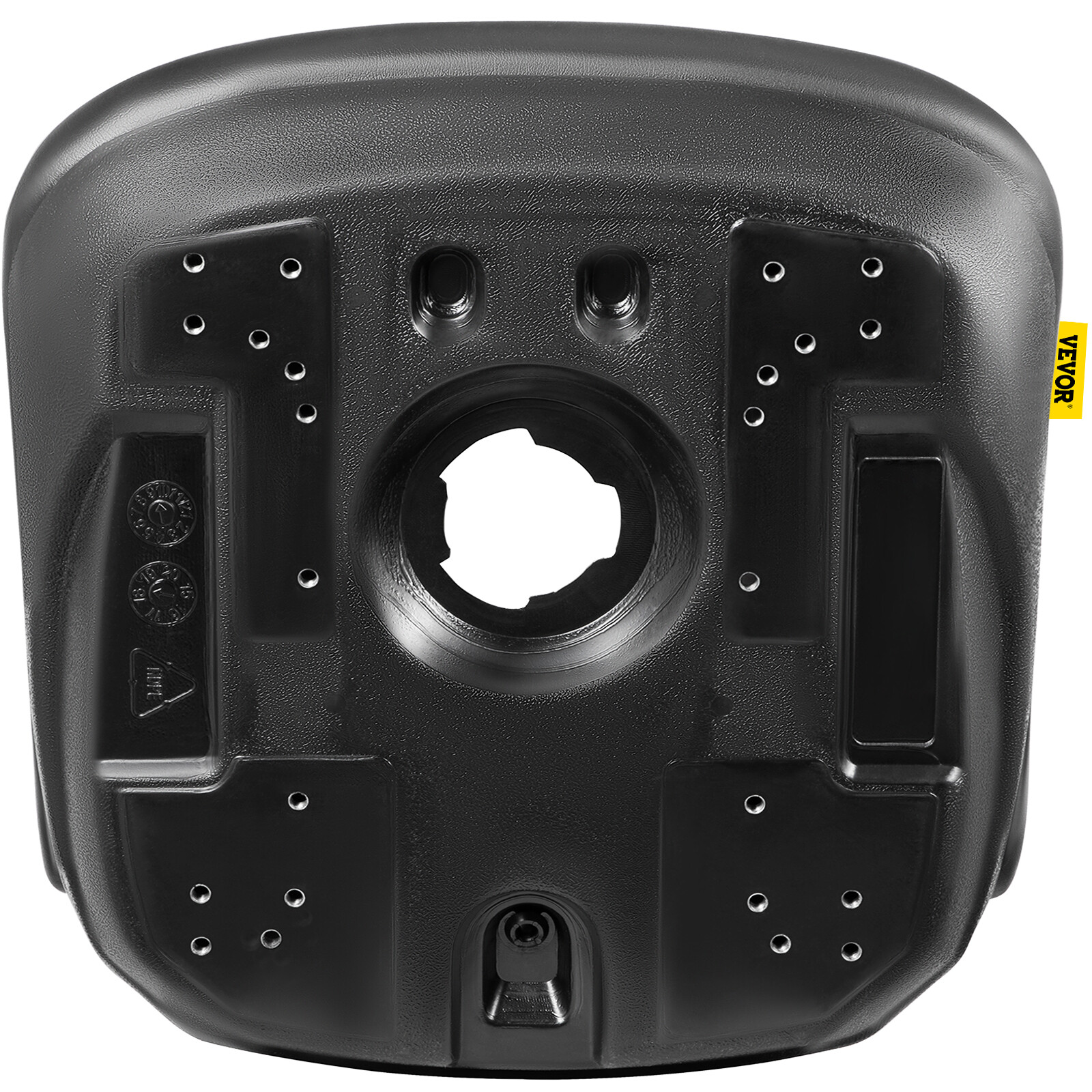 VEVOR Tractor Seat Vinyl Forklift Seat Waterproof Drain Hole Yamaha with Cushion