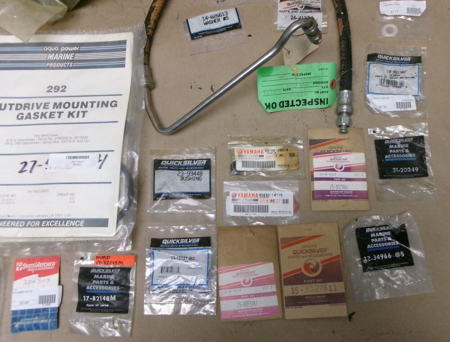 Mostly New Assorted Outboard and Sterndrive Parts (various brands)