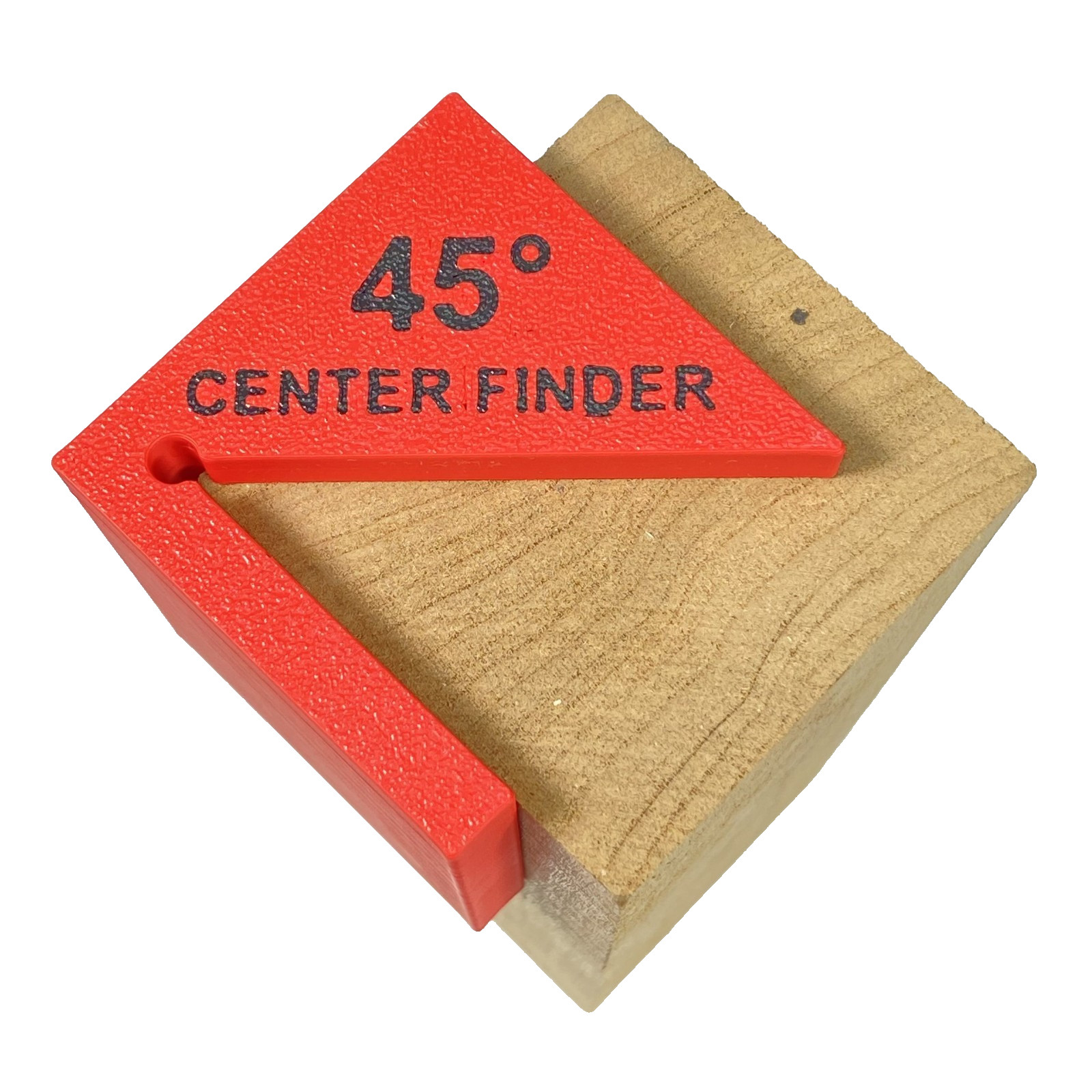 45° Center Finder Tool — Locate the Center of Round or Square Stock