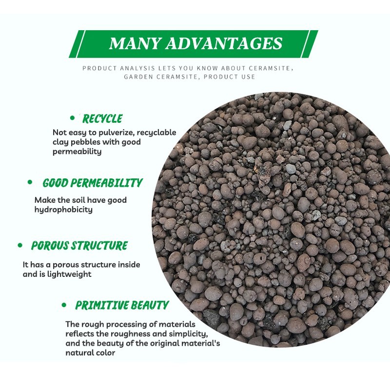 Mini Clay Pebbles - Plant Bonsai Soil Mulch - 3 lbs (Brown, 1-2mm)