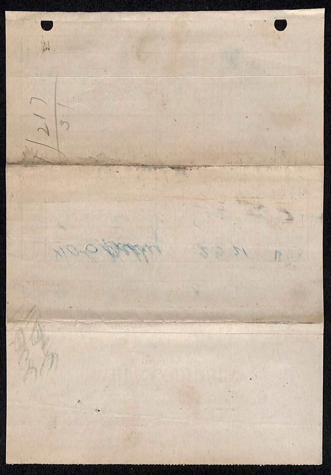 Swift & Company Baltimore 1919 Billhead / Invoice Rib Bellies No. 3804