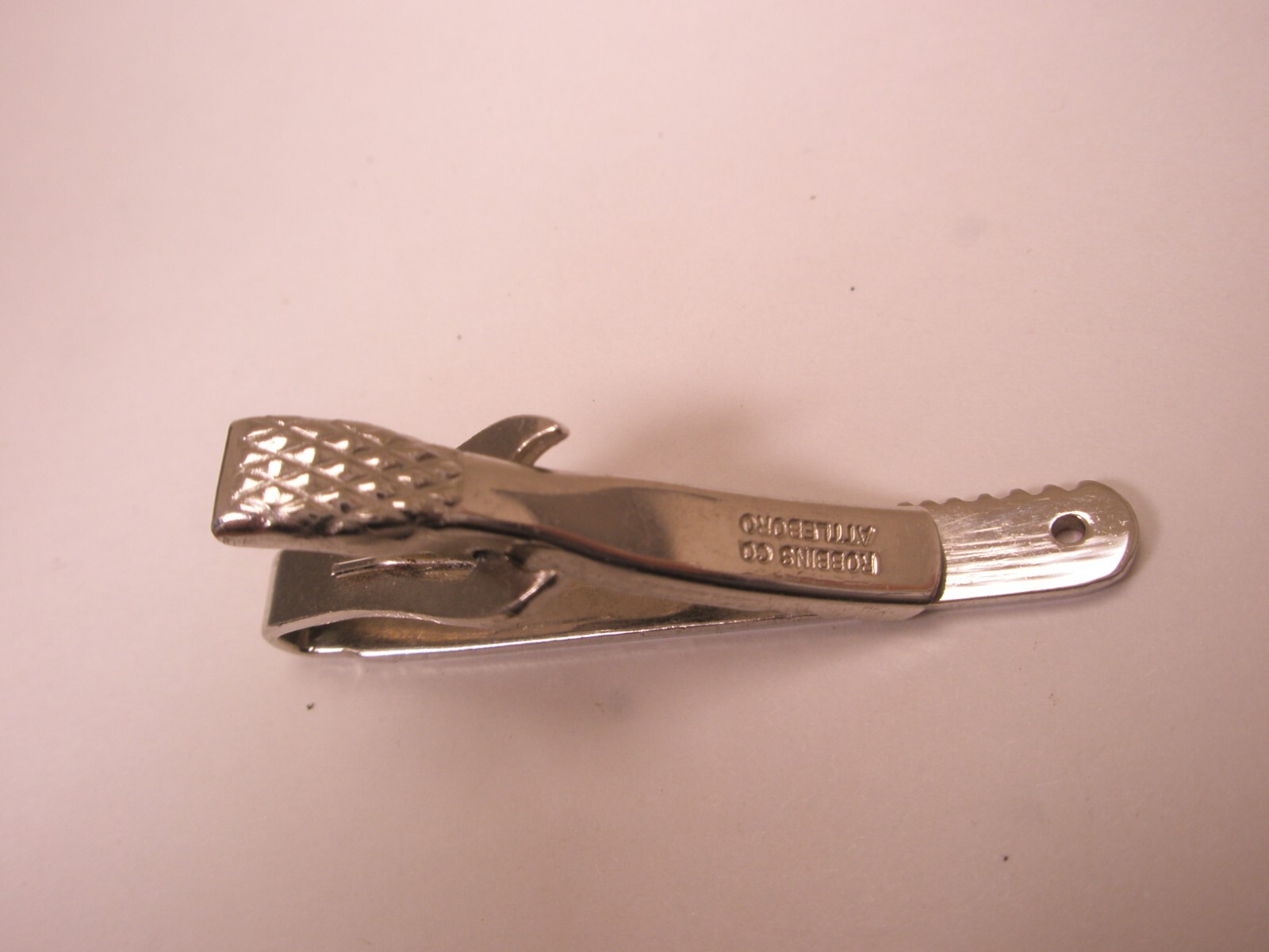 Simmonds Saw & Steel Co. Hack Saw Blade Vintage ROBBINS CO Tie Bar Clip tools