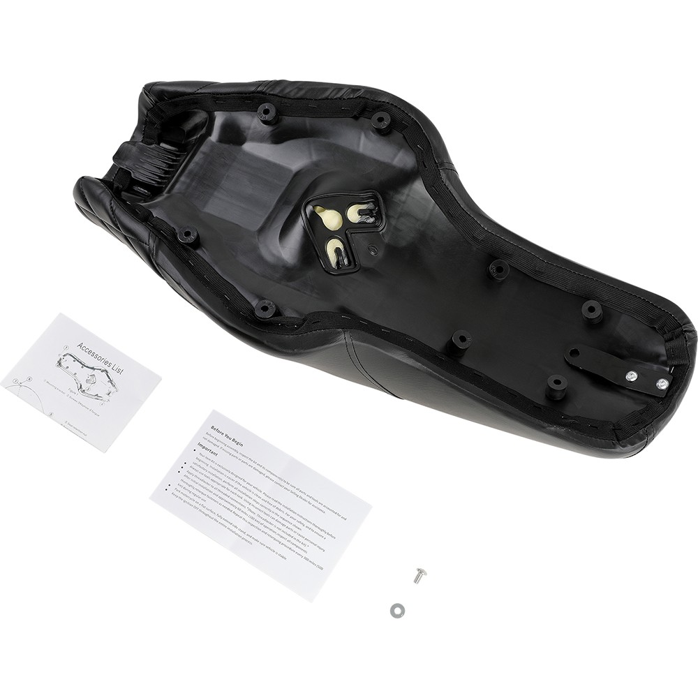 Driver Rider Passenger Two-up Seat For Harley Sportster XL Iron 883 1200 Custom