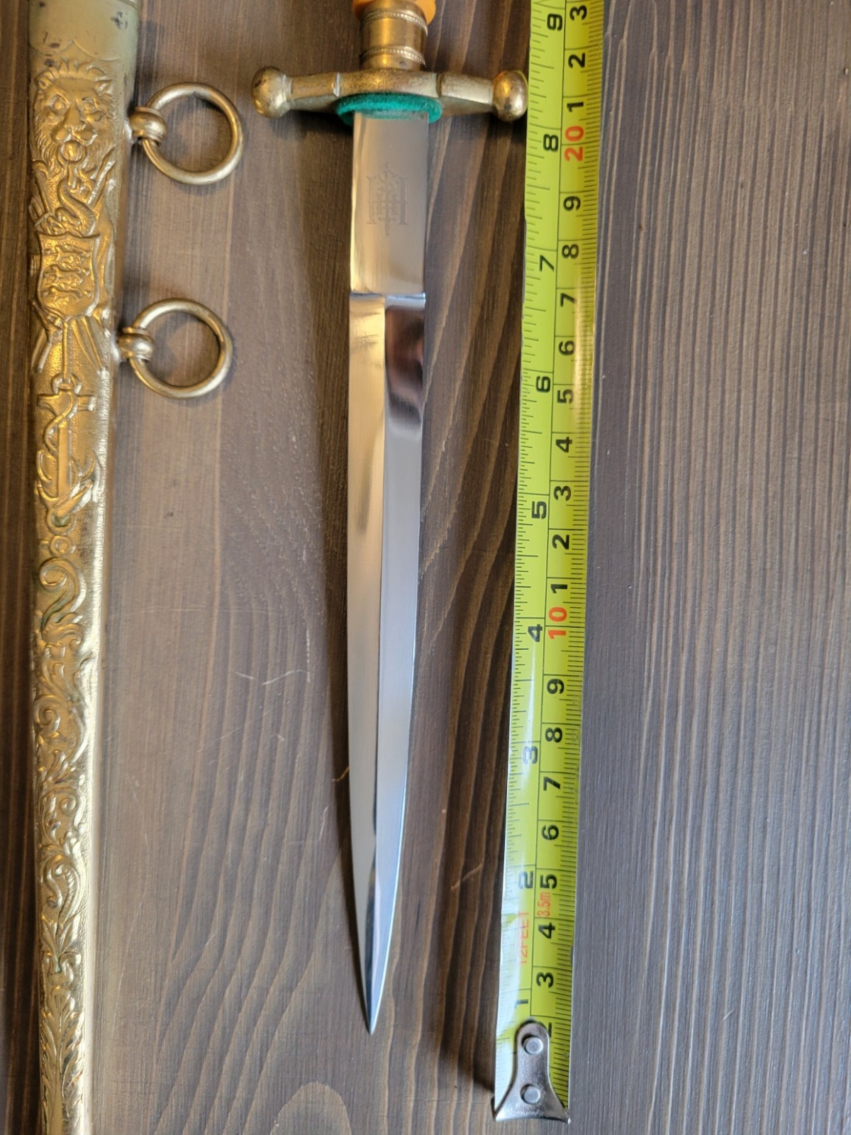 EXCELLENT! World War II Dutch Navy Officer's Ceremonial Dagger by Horster