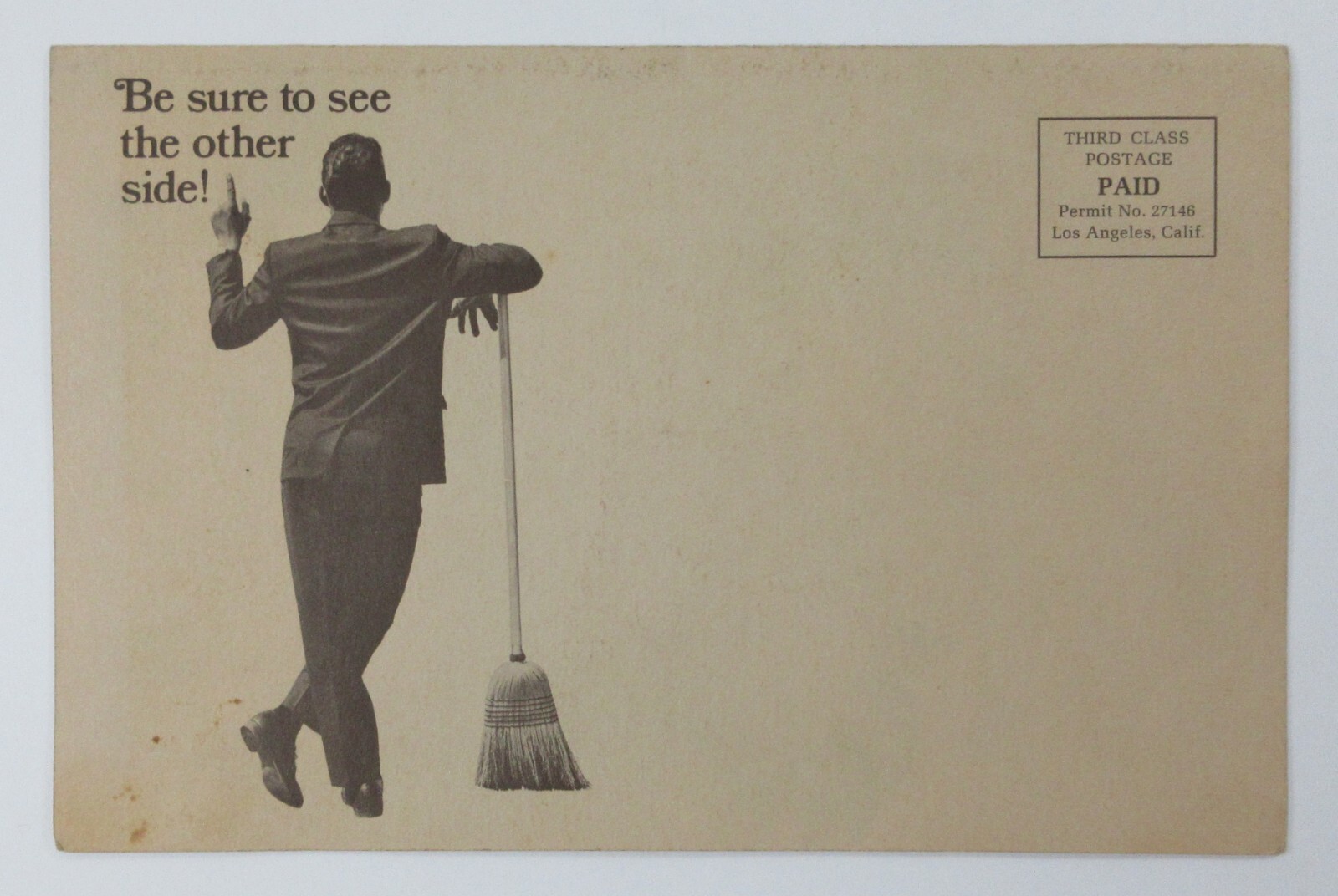 Wilder's Furniture Store Advertising Mailer Black Salesman Los Angeles CA 1968