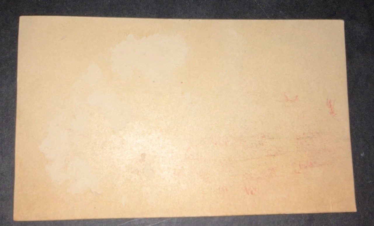 Victorian Trade Card Absurd Baby Riding Trigger Fish Antique Colorful Surreal!!!