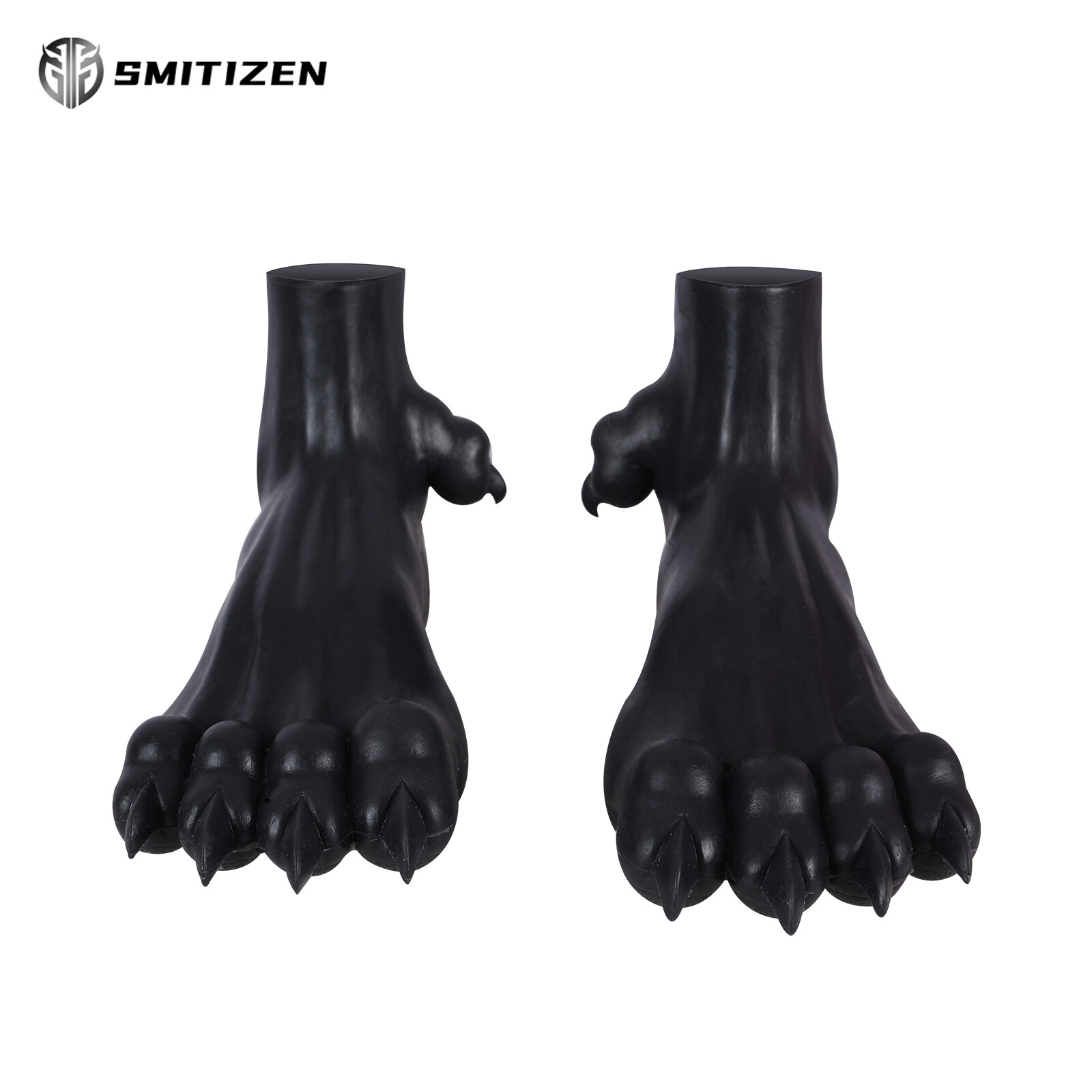 Smitizen Silicone Beast Paw monst claw Black Feet Realistic Skin For Cosplay