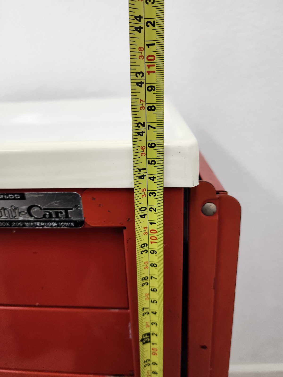 Waterloo Uni-Cart Medical Lab Mobile Storage Cart 6 Locking Drawers Tool Box