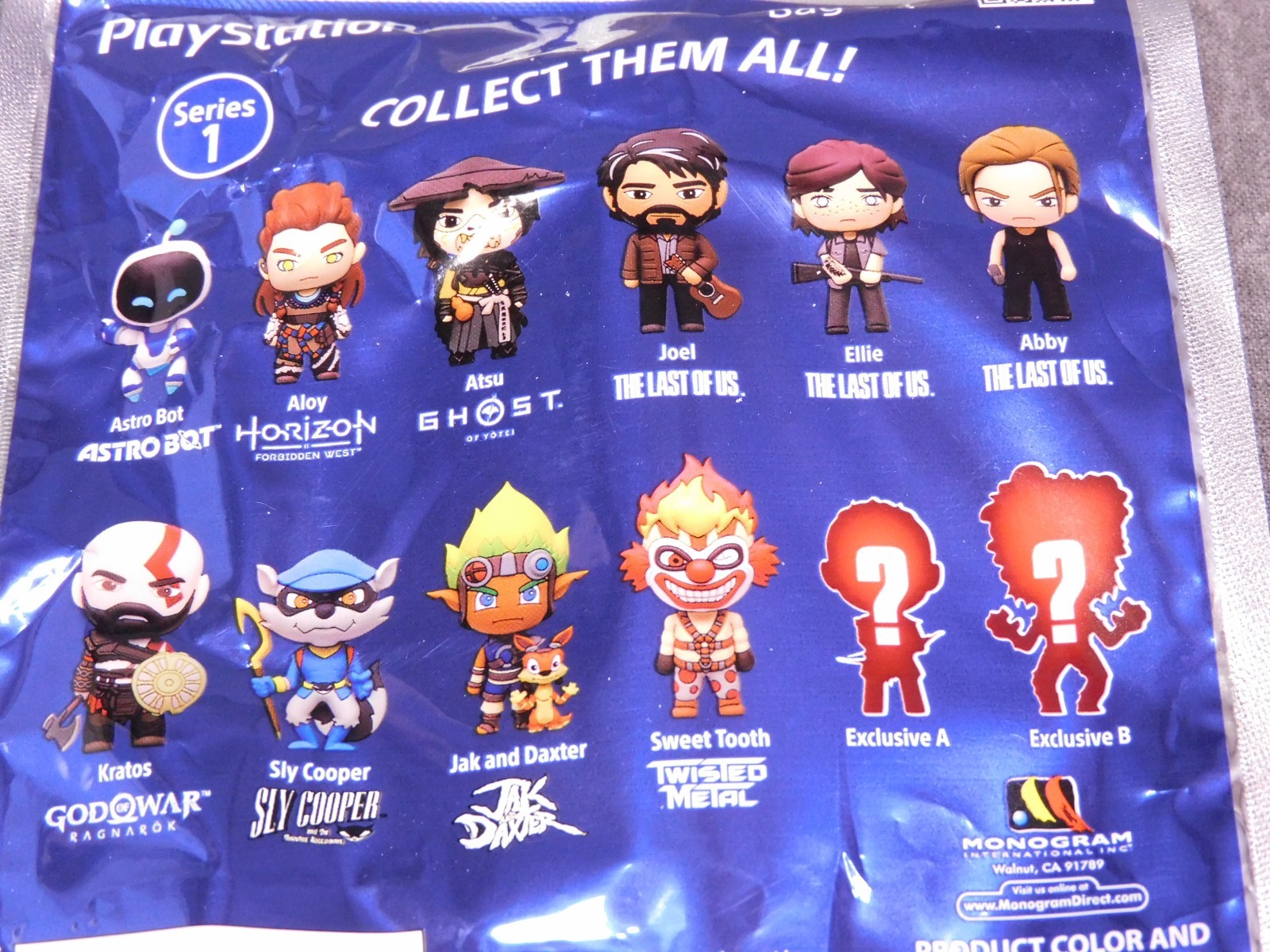 PlayStation Astro Bot Clip Blind Bag Series 1 Key Chain