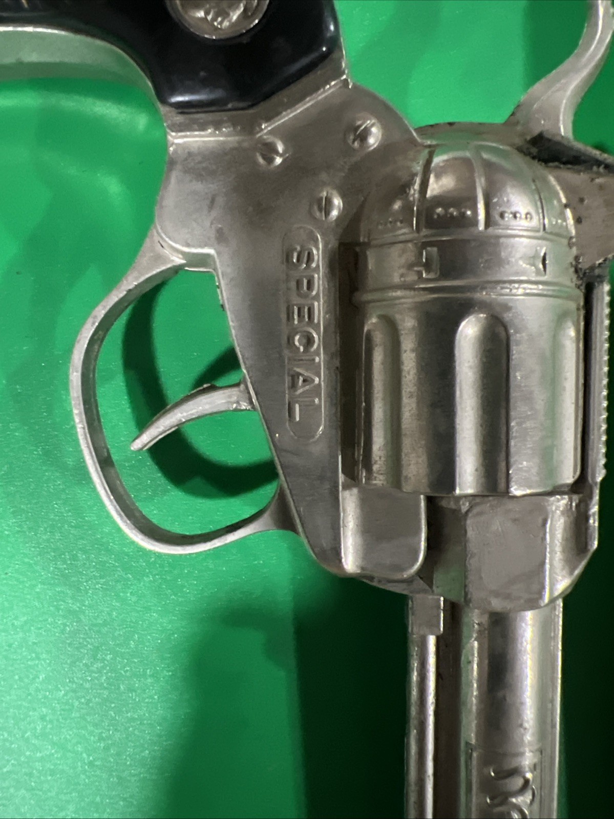 Vintage Cap Gun " Special " on the side, missing one side of Grip