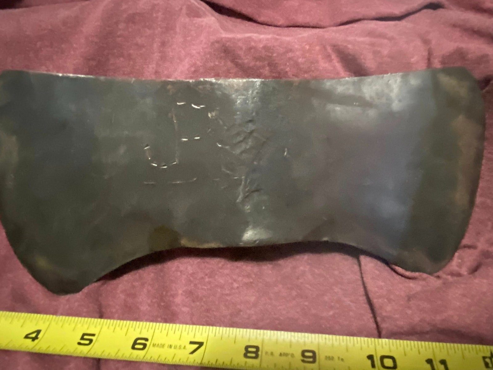 (2) VTG. DOUBLE BIT AXE HEADs UNMARKED No4 and A2