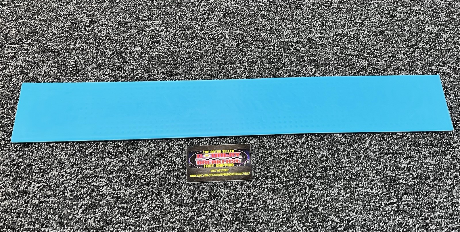 Kona Big Wave Liquid Aloha Rubber Bar Rail Spill Mats x2 - 24x3.5” - Brand New!