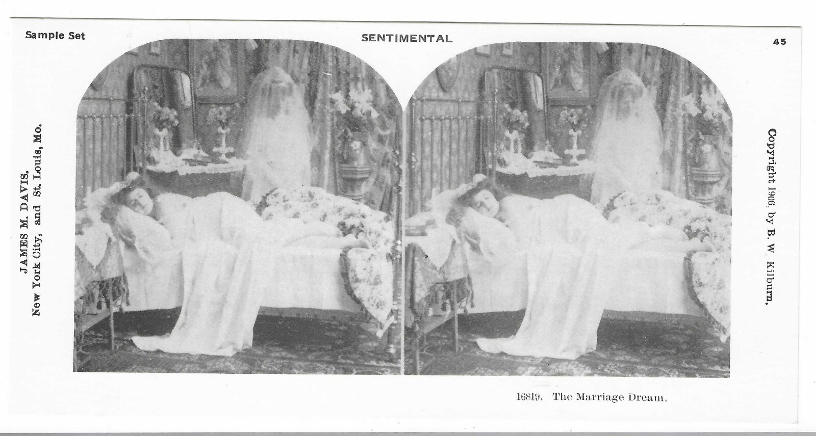 The Marriage Dream, 1978 Reproduction Stereoview