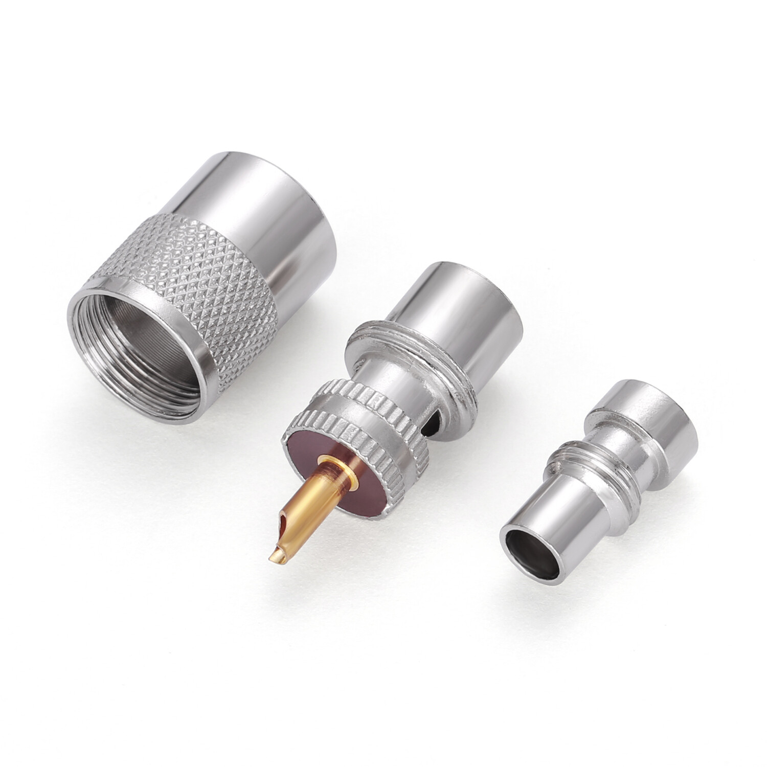 10-pack PL-259 Solder Connector Plug with Reducer for RG8X Coax Cable USA