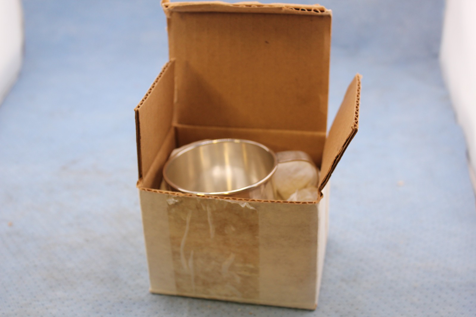 INTERNATIONAL STERLING SILVER BABY CUP READY FOR YOUR BABIES MONOGRAM