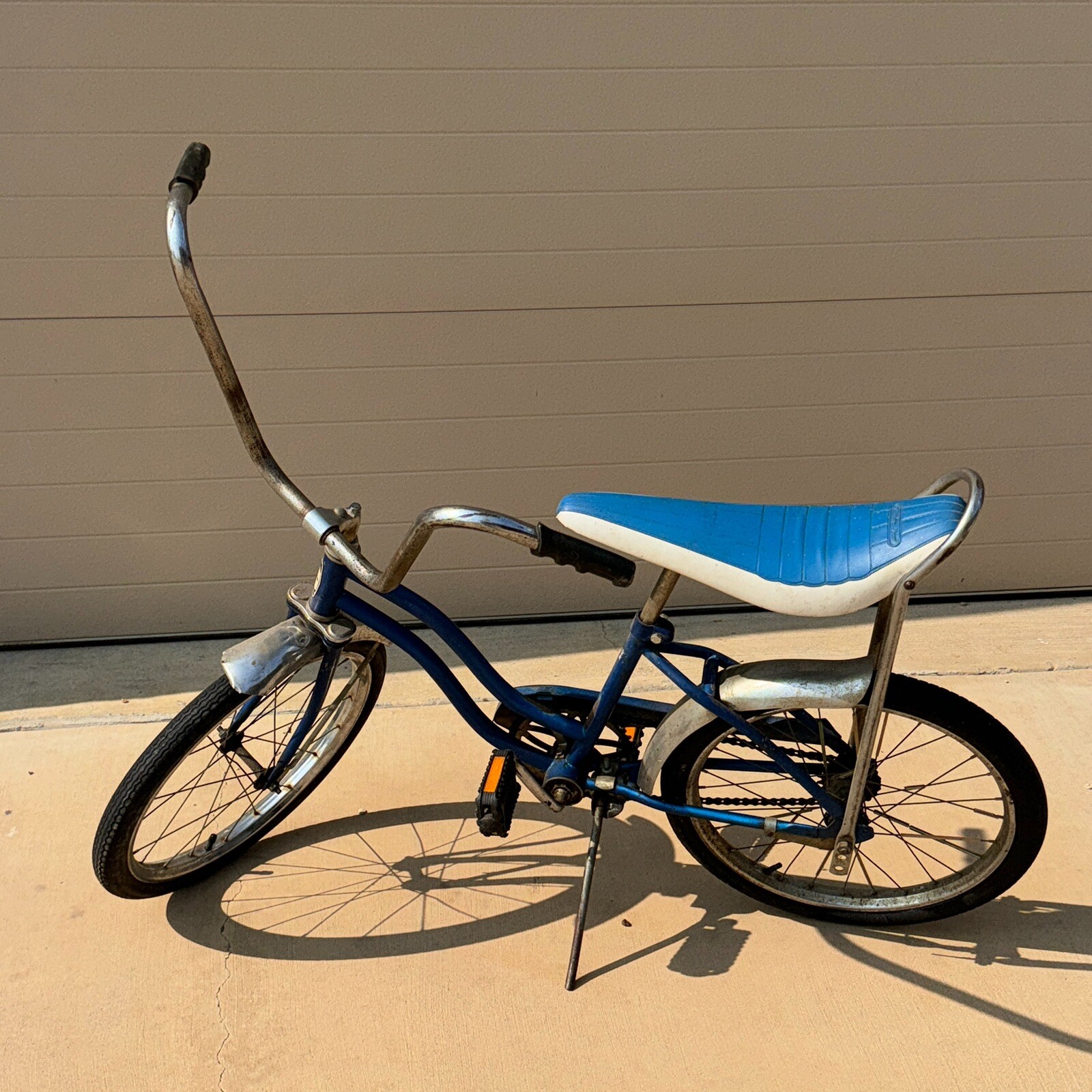 Western Flyer Huffy Bike Muscle Bike Blue White Huffy Banana Seat